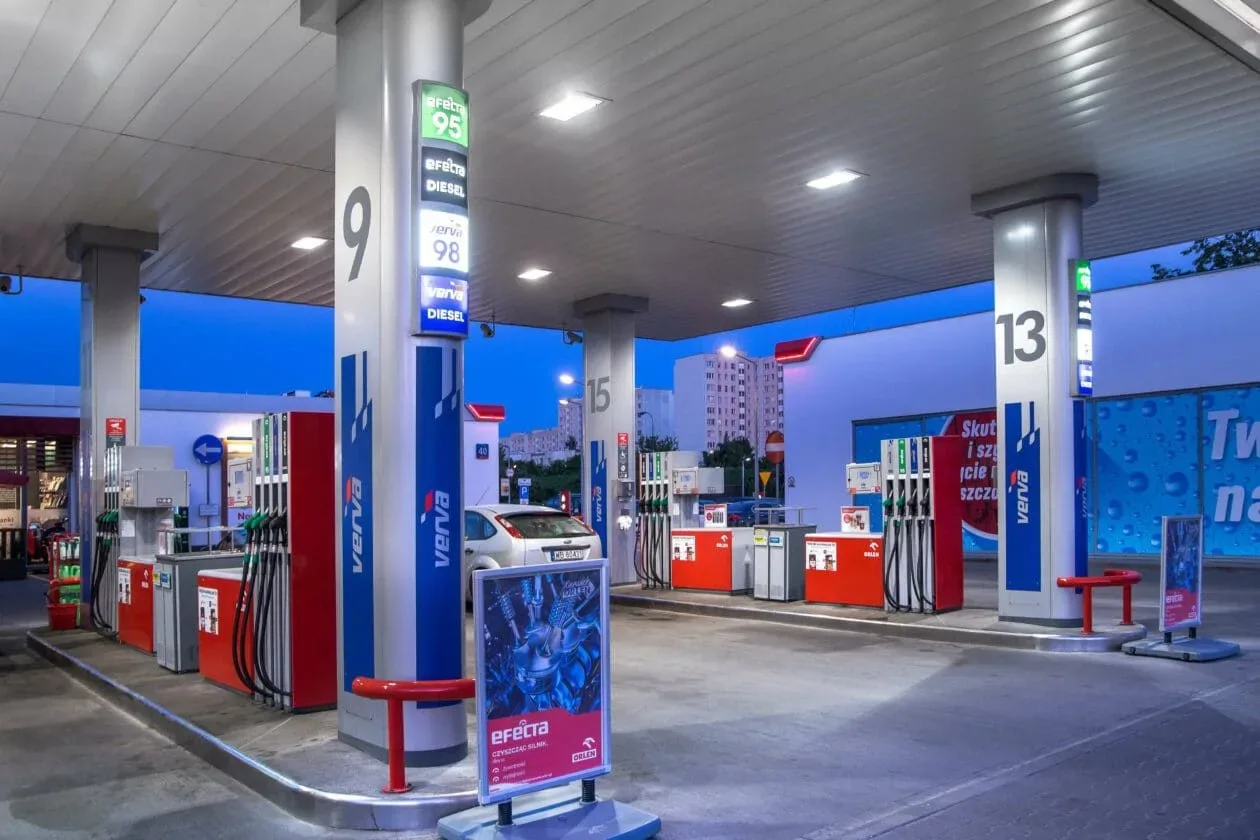 ORLEN fuel station in Poland