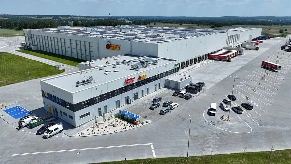 Biedronka distribution centre in Poland