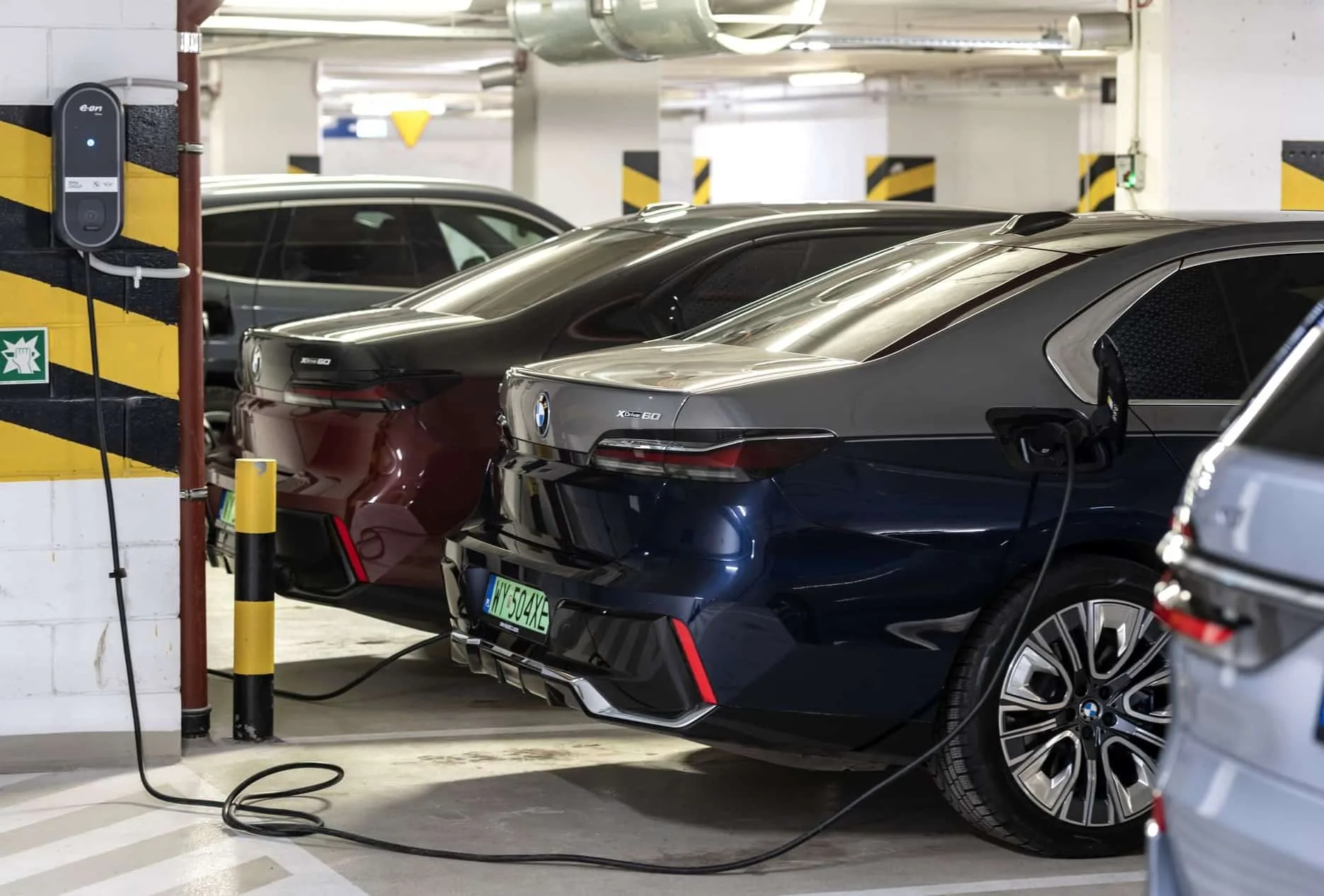 Electric vehicle charging station in Poland
