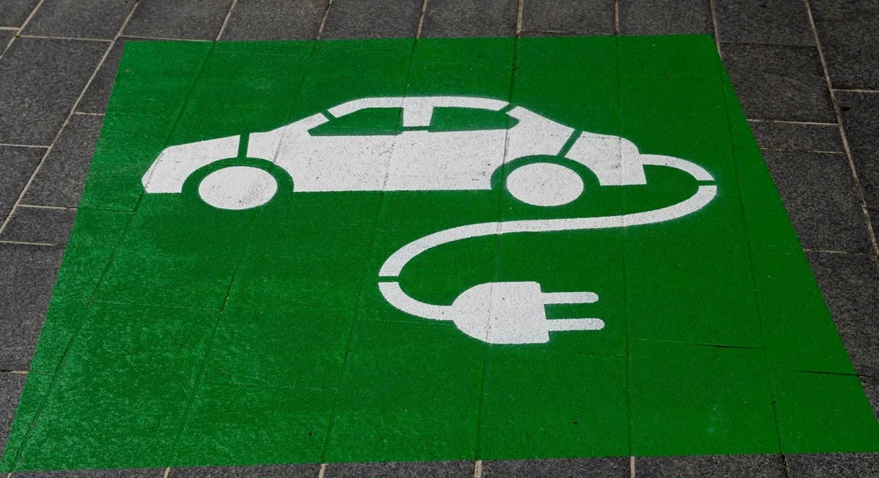 Electric vehicle and public charging station in Poland