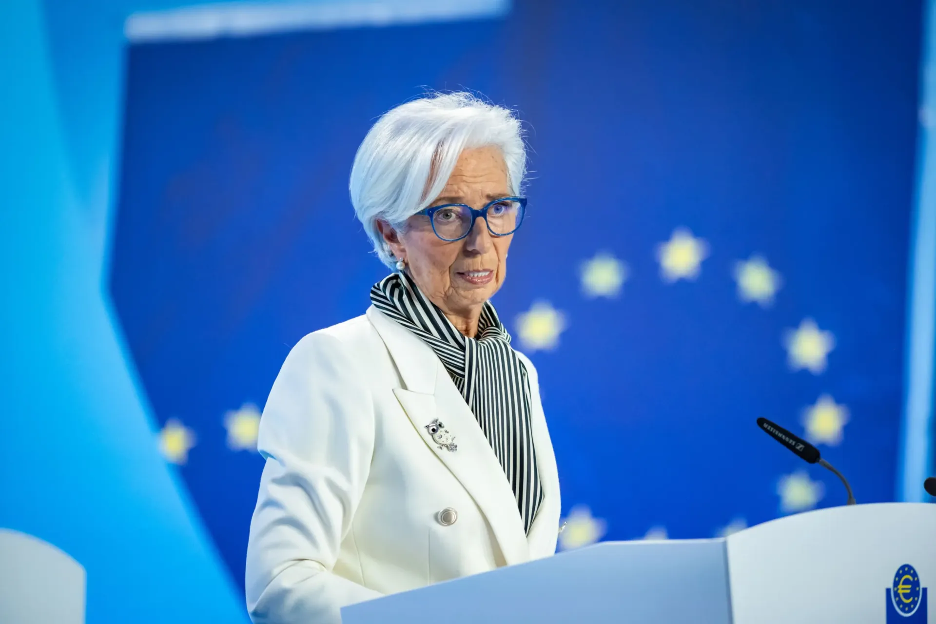 European Central Bank and Christine Lagarde