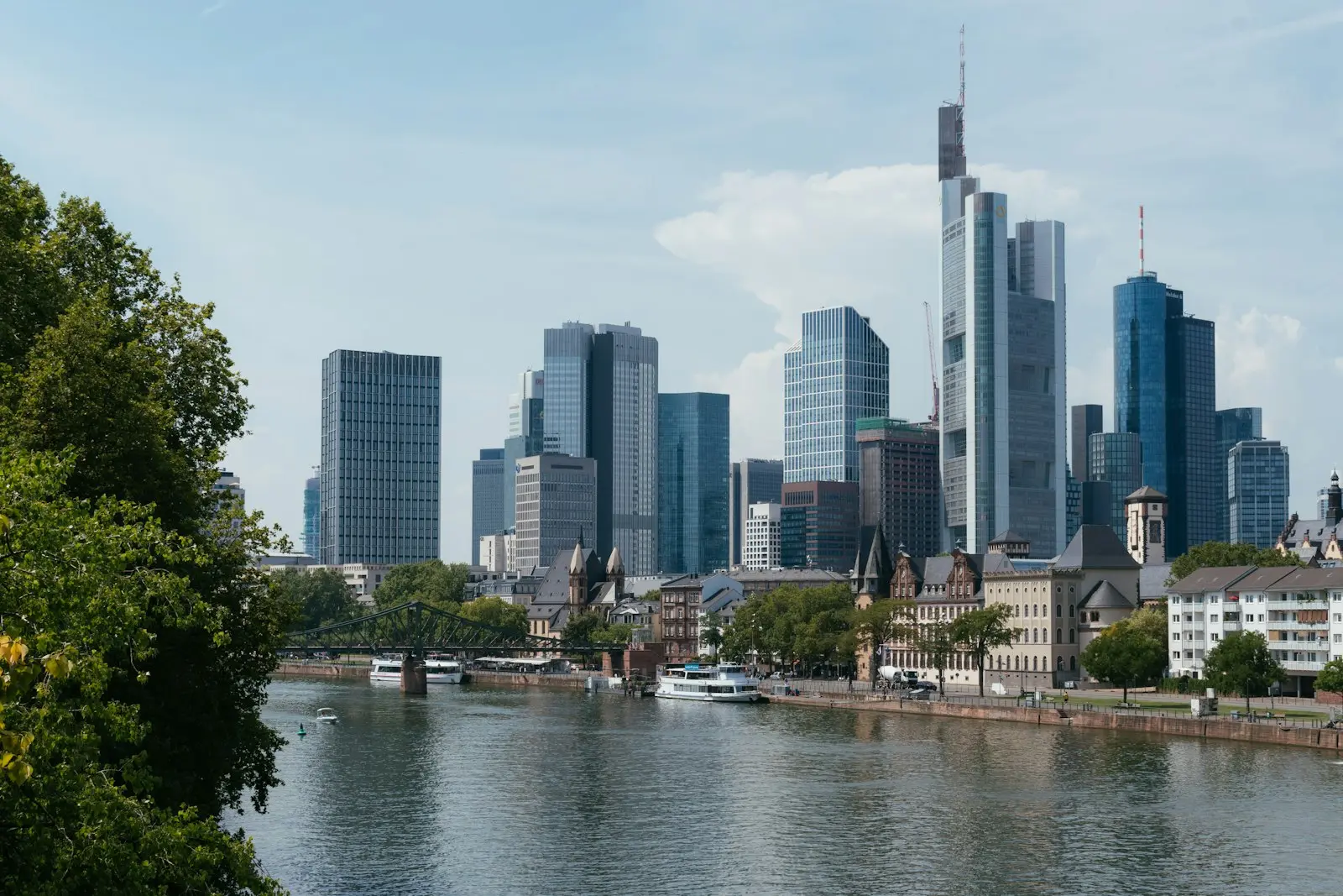 European Central Bank in Frankfurt and eurozone PMI data