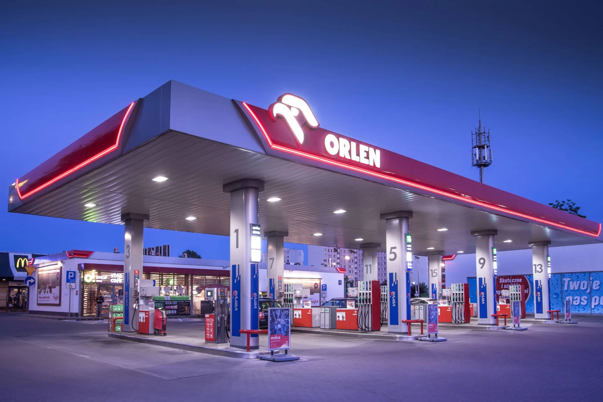 ORLEN filling station in Poland