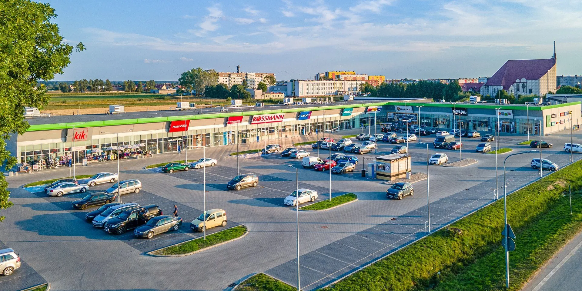 Retail park in Poland